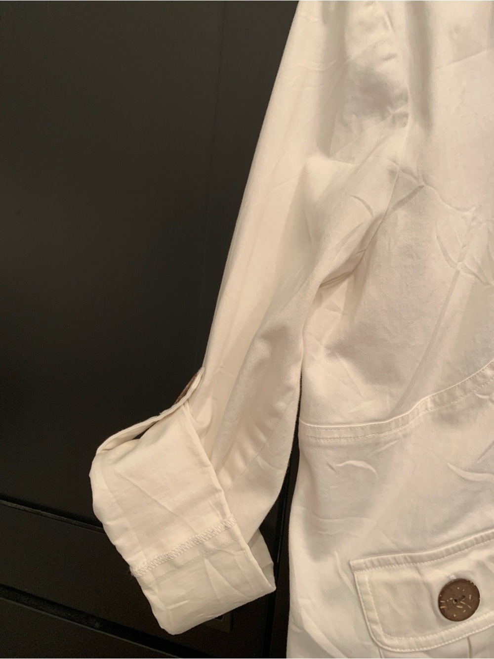 Ruby Rd. White Button-Front Utility Jacket - Picture 5 of 12